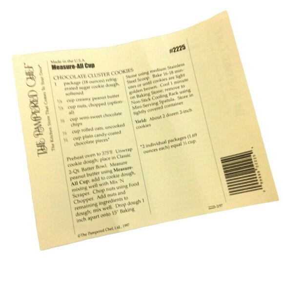 Pampered Chef Measuring Cups Set Of 2 Dry Wet Kitchen Cooking Baking - Picture 8 of 8